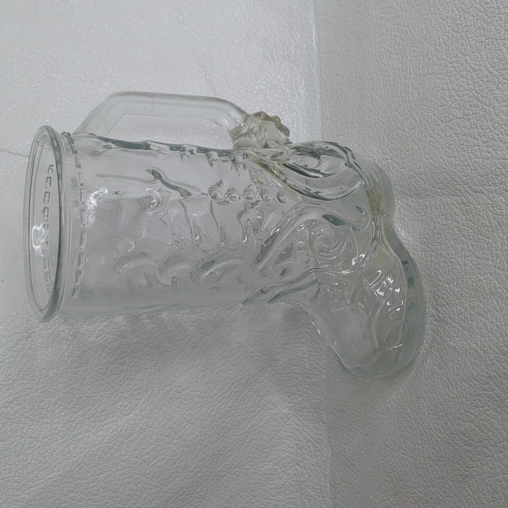 Libbey of Canada Clear Glass Boot Shaped Mug - Picture 4 of 8